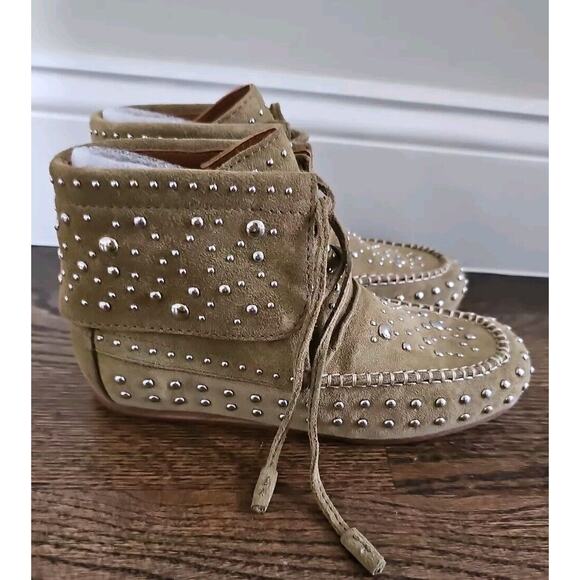 Zadig & Voltaire Desert Boot Santa Fe Dream Studs Suede Leather Festival Sz 36 - Picture 2 of 7